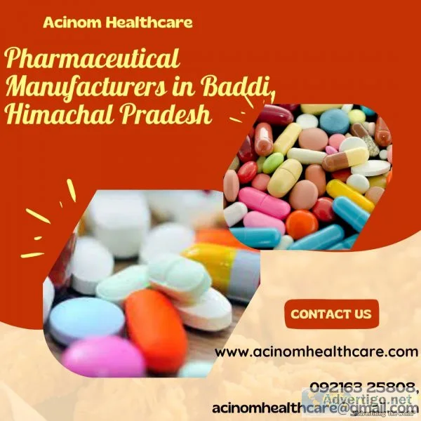 Pharmaceutical manufacturers in baddi, himachal pradesh | acinom