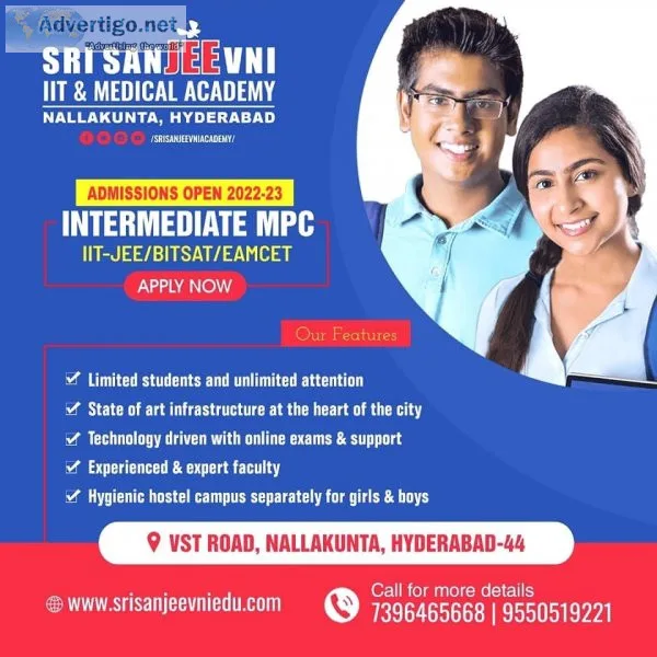 Popular junior college | aiims institution in hyderabad | sri sa
