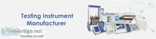 Testing instrument & equipment manufacture in india