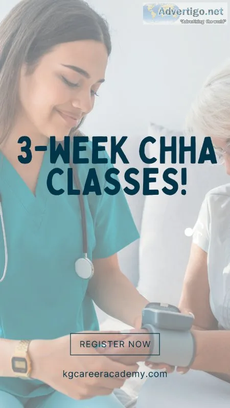 KandG Career Academy - 3-Week Home Health Aide Classes