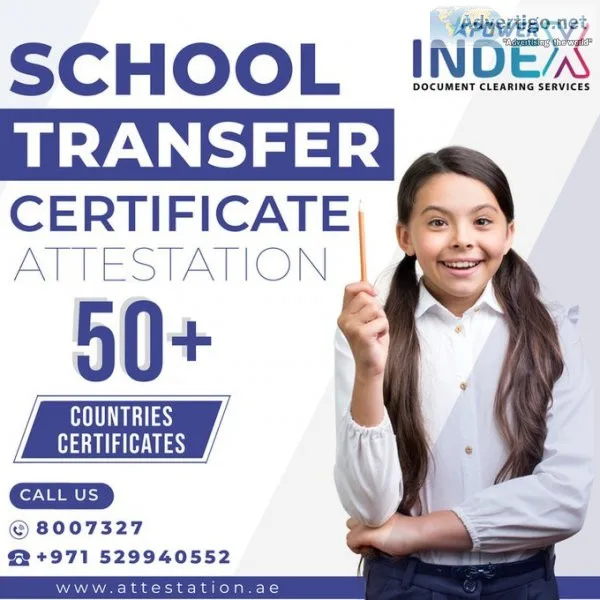 school Certificate attestation in UAE