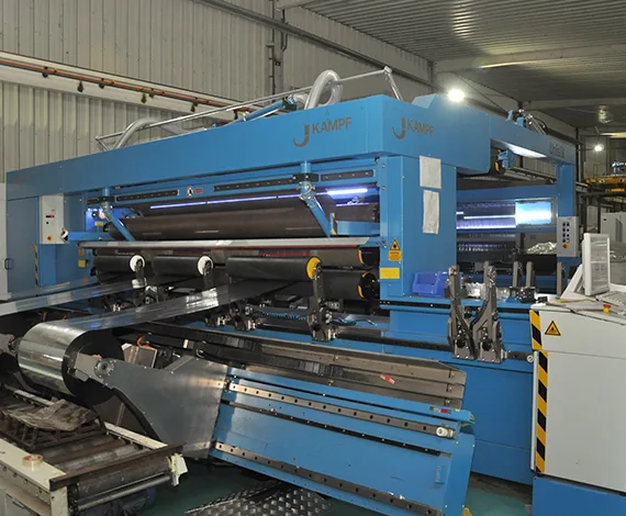 Corona treated pet film for food industry