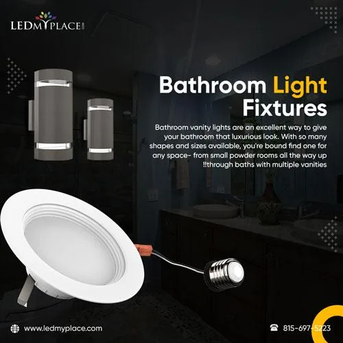 Purchase Beautiful Bathroom Light Fixtures for Your Bathroom wit