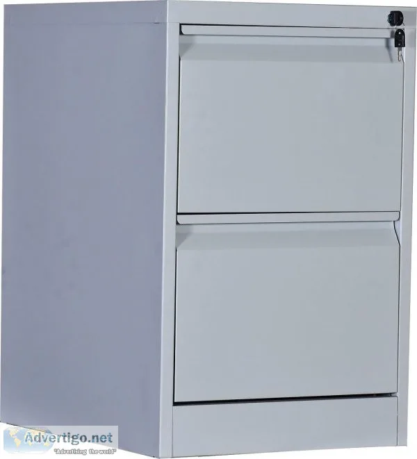 2-Drawer Shelf Office Gym Filing Storage Locker Cabinet