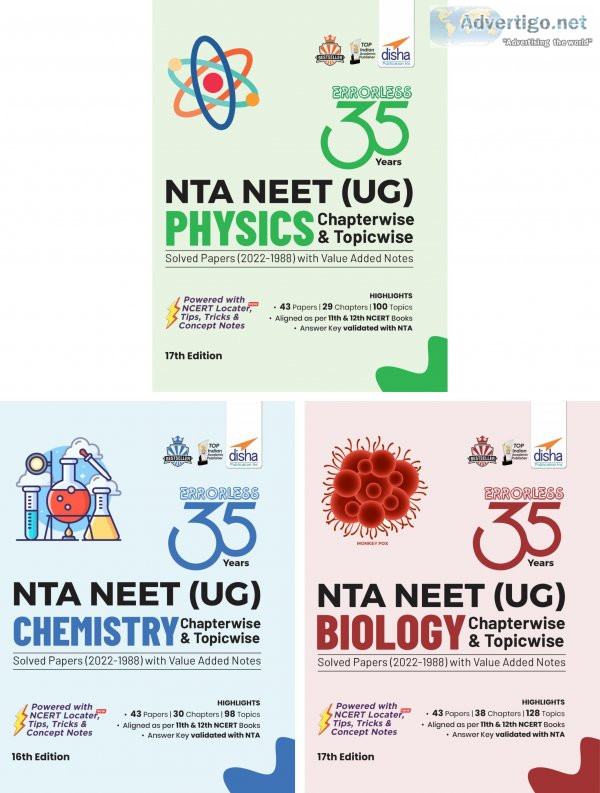 Buy disha publications new 35 years neet exam combo