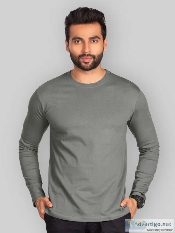 Shop full sleeve t-shirt for men online at low prices in india