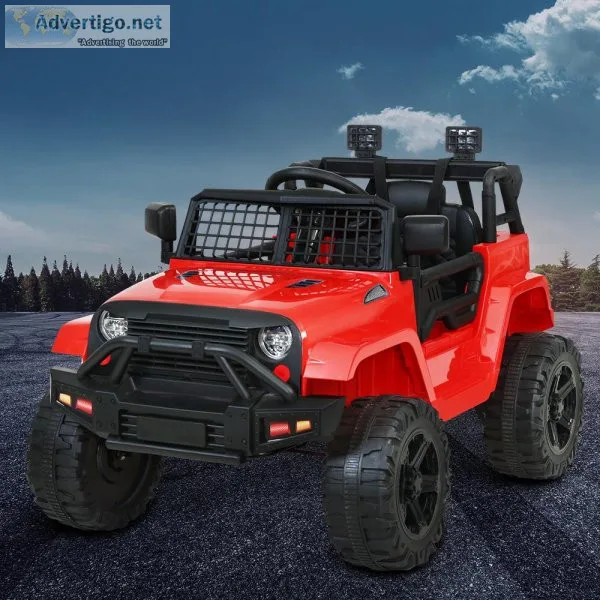 Rigo Kids Ride On Car Electric 12V Car Toys Jeep Battery Remote 