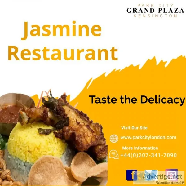 Jasmine Kensington Restaurant Park City Grand Plaza Kensington
