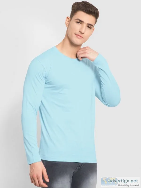 Shop full sleeve t-shirt for men online at low prices in india