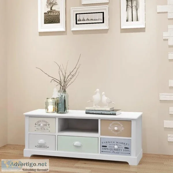 French TV Cabinet Wood