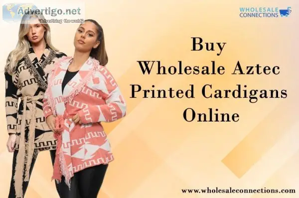 Buy Wholesale Aztec Printed Cardigans Online