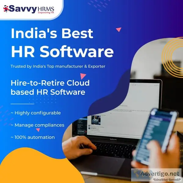 Best hr software for startups organizations- savvy hrms