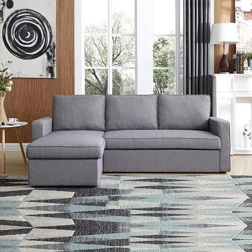 3 Seater Sofa Bed with pull Out Storage Corner Chaise Lounge Set