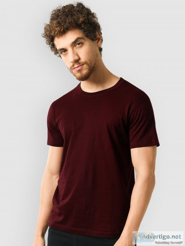 Buy premium quality plain t shirts for men online at beyoung.