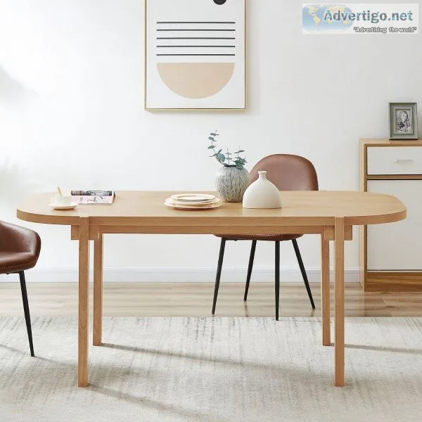Bruno Rustic Farmhouse 6 Seater Dining Table