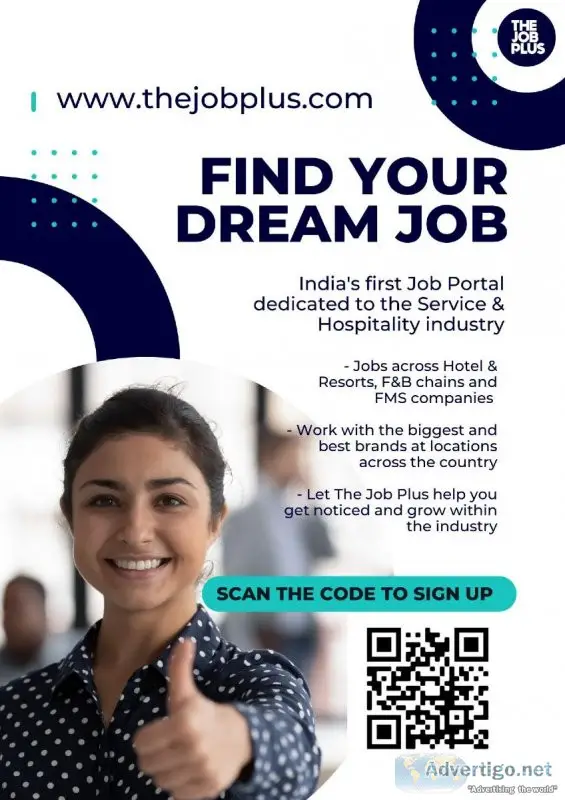 Find hotel jobs in india for freshers at Thejobplus