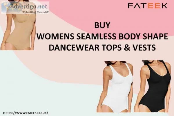 Buy Womens Seamless Body Shape Dancewear Tops and Vests