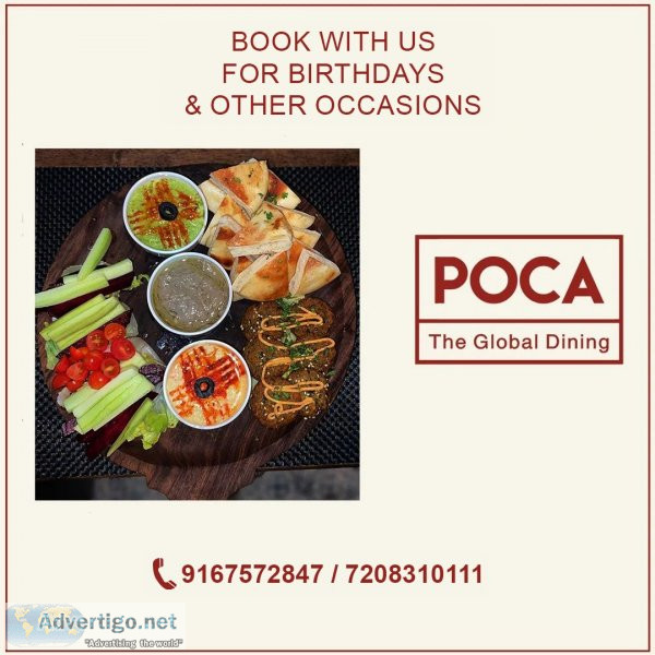 Best lebanese food in vadodara - poca the global dining