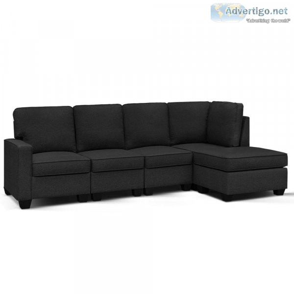 Artiss Sofa Lounge Set 5 Seater Modular Chaise Chair Suite Couch