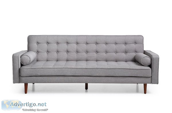 Sofa Bed 3 Seater Button Tufted Lounge Set For Living Room Couch