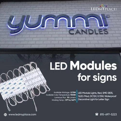 Order Now LED Modules for Signs with IP68-Rated at Cheap Prices