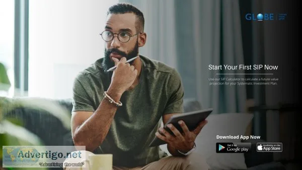Systematic investment plan with annual increase calculator-globe