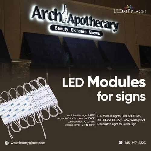 Make Your Sign Brighter With LED Modules for Signs