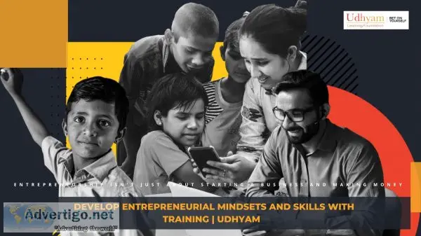 Develop entrepreneurial mindsets and skills with training | udhy