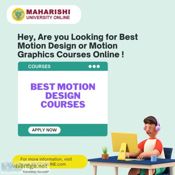 Best Motion DesignGraphics Courses Online  MUIT ONLINE