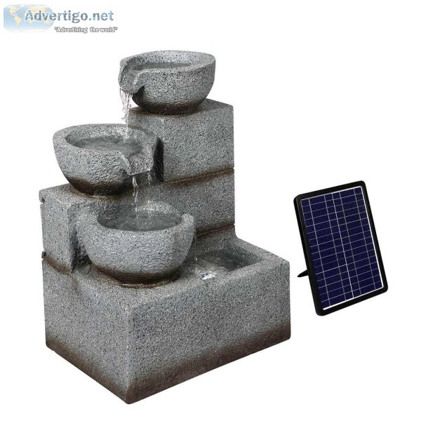 Lambu Solar Fountain Water Bird Bath Power Pump Kit Indoor Garde