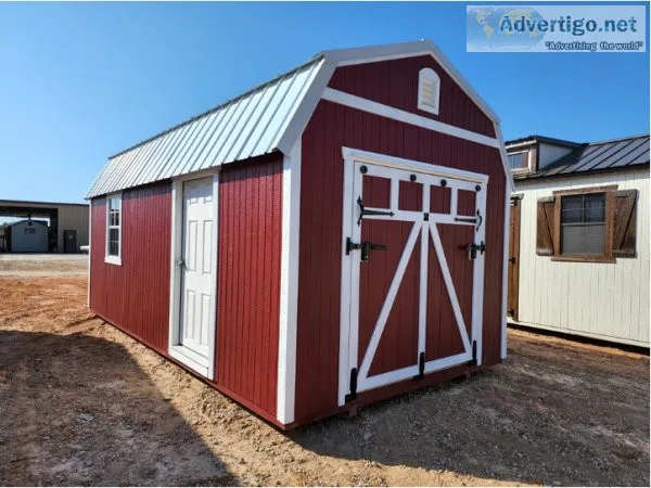 10X20 ESTATE SERIES LOFTED BUILDING WITH RAMPAGE DOOR