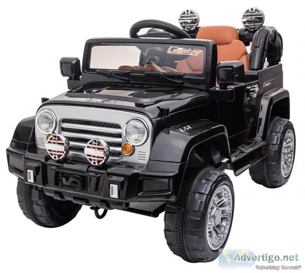 Child Baby Kids Ride On 12V Black Toy Car  15 w Parent Remote