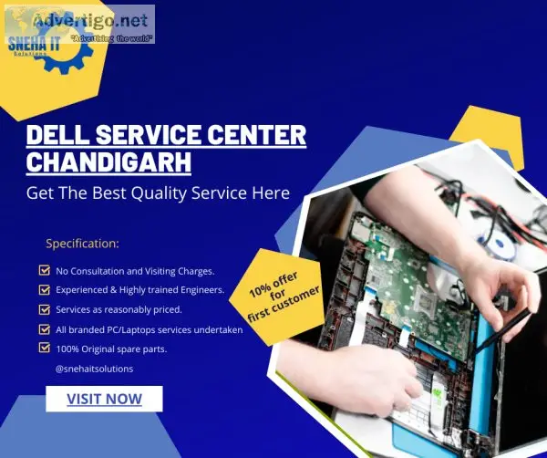 Dell laptop repair and service center in chandigarh - sneha it s