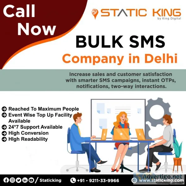 Bulk sms service in delhi