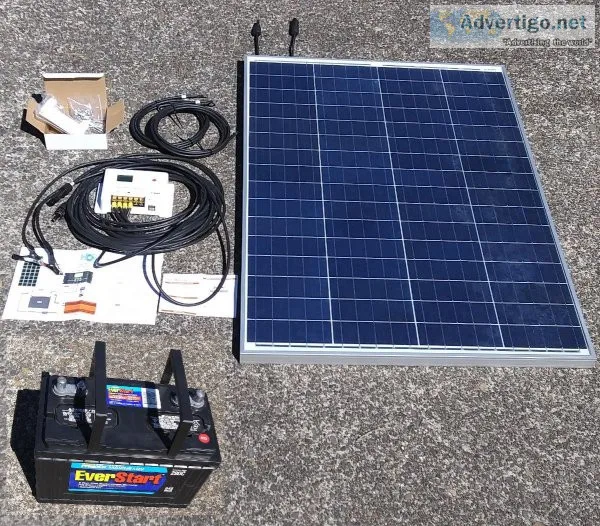 Solar Panel 100 Watt and Control Box