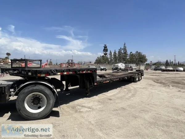 1974 TLNT DF-1542S STEP DECK EQUIPMENT TRAILER 97401224