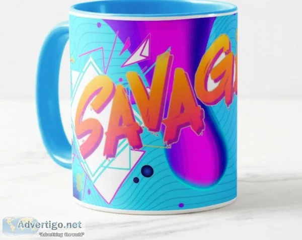 Classic Colorful 80s style Mug