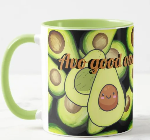 Cute Avocado Mug
