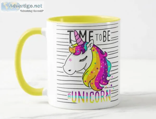 Time To Be A Unicorn Mug