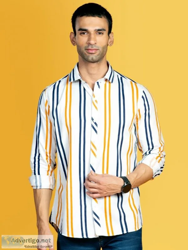 Get new white shirts for men online in india at beyoung