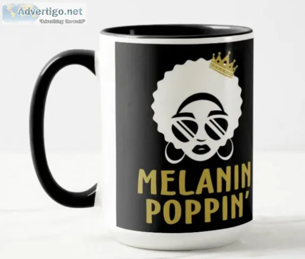 Crown Melanin Poppin Mug