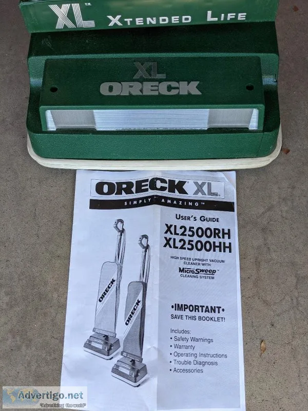 Oreck Xtended Life Vacuum