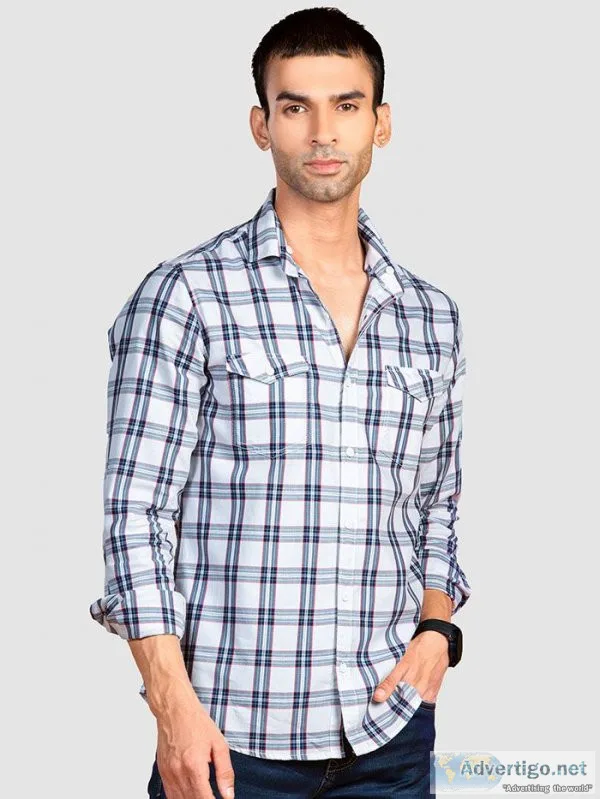 Get new white shirts for men online in india at beyoung