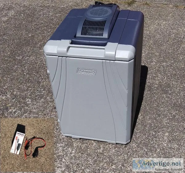 Coleman Thermochill Iceless Powered Cooler and 12V Adapter Plug 