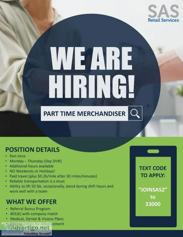 Product Demonstrators Needed  Fairfax VA
