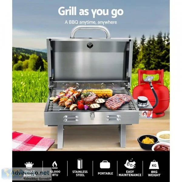 Grillz Portable Gas BBQ Grill Heater