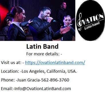 Ovation offers Expert Live Latin Band services at best price.