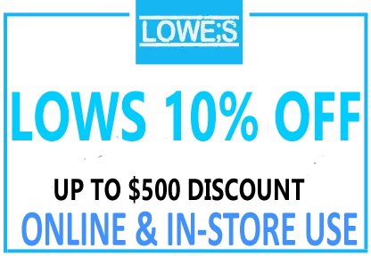 Lowes online and in store discount coupon code