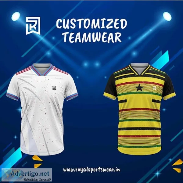 Different types of uniforms - royal sports team uniforms