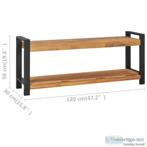 Bench 120 Cm Solid Teak Wood